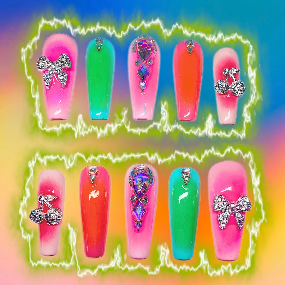AURA PRESS ON NAILS  - 92