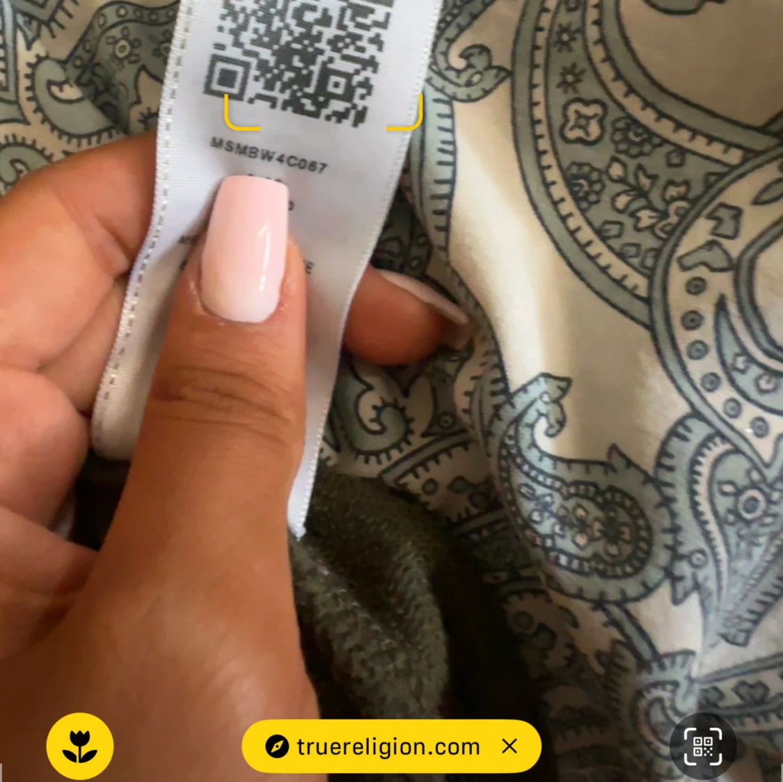 Olivgrön hoodie från True Religion - 90