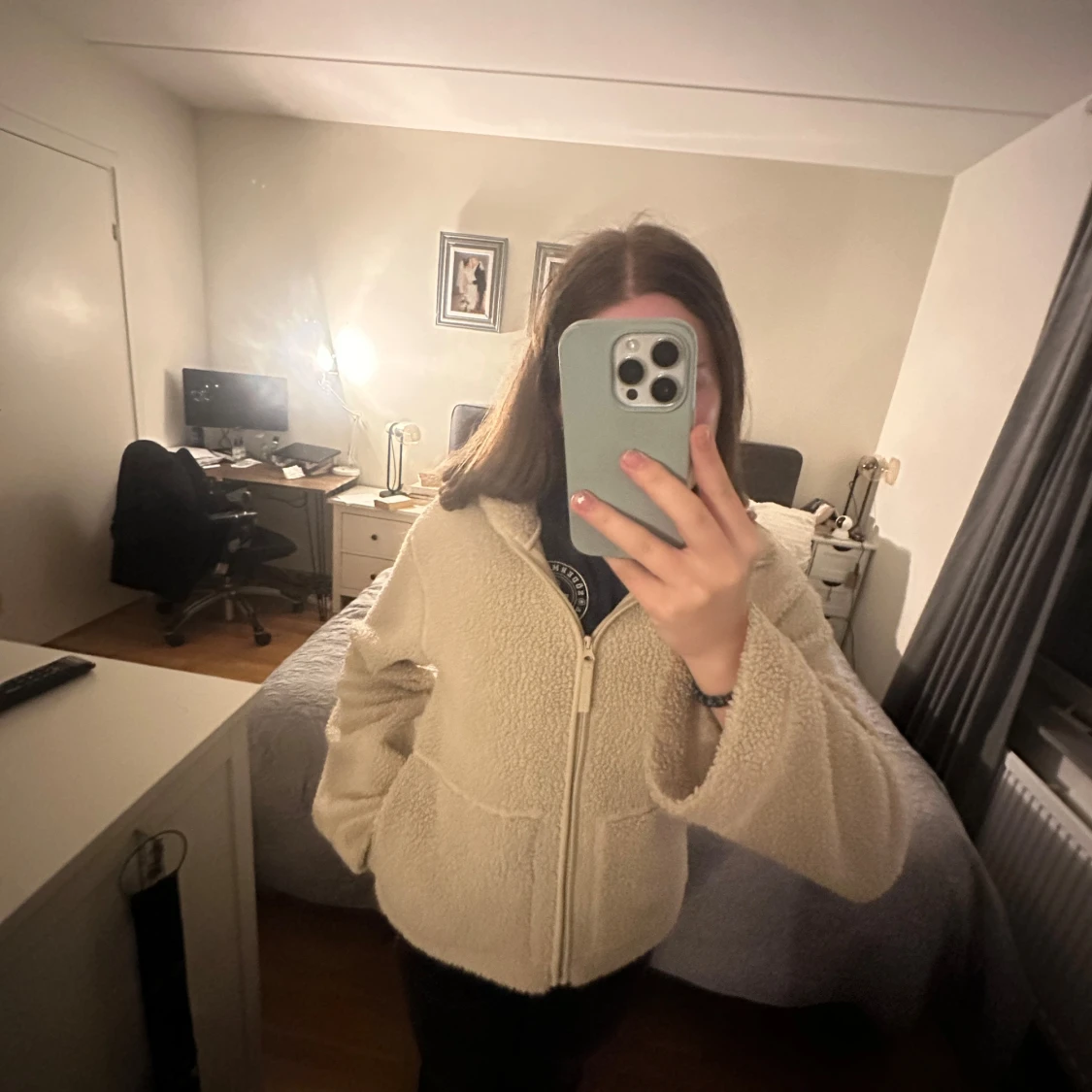 hm teddy jacka🤎 - 92