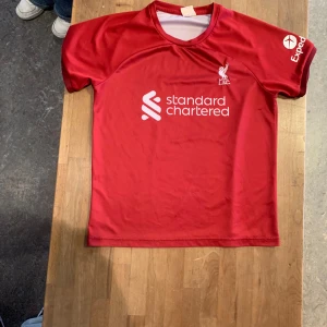 Liverpool tröja  - Säljer denna feta Liverpool , för ett bra pris tröjan är inte så mkt använd o har ftf mkt kvar att ge 