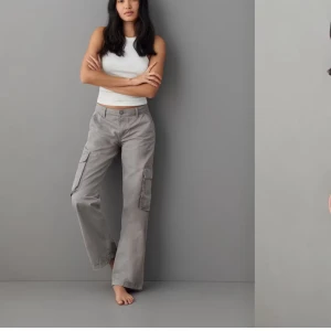 Lågmidjade cargo pants  - Använda en gång, som nya! 