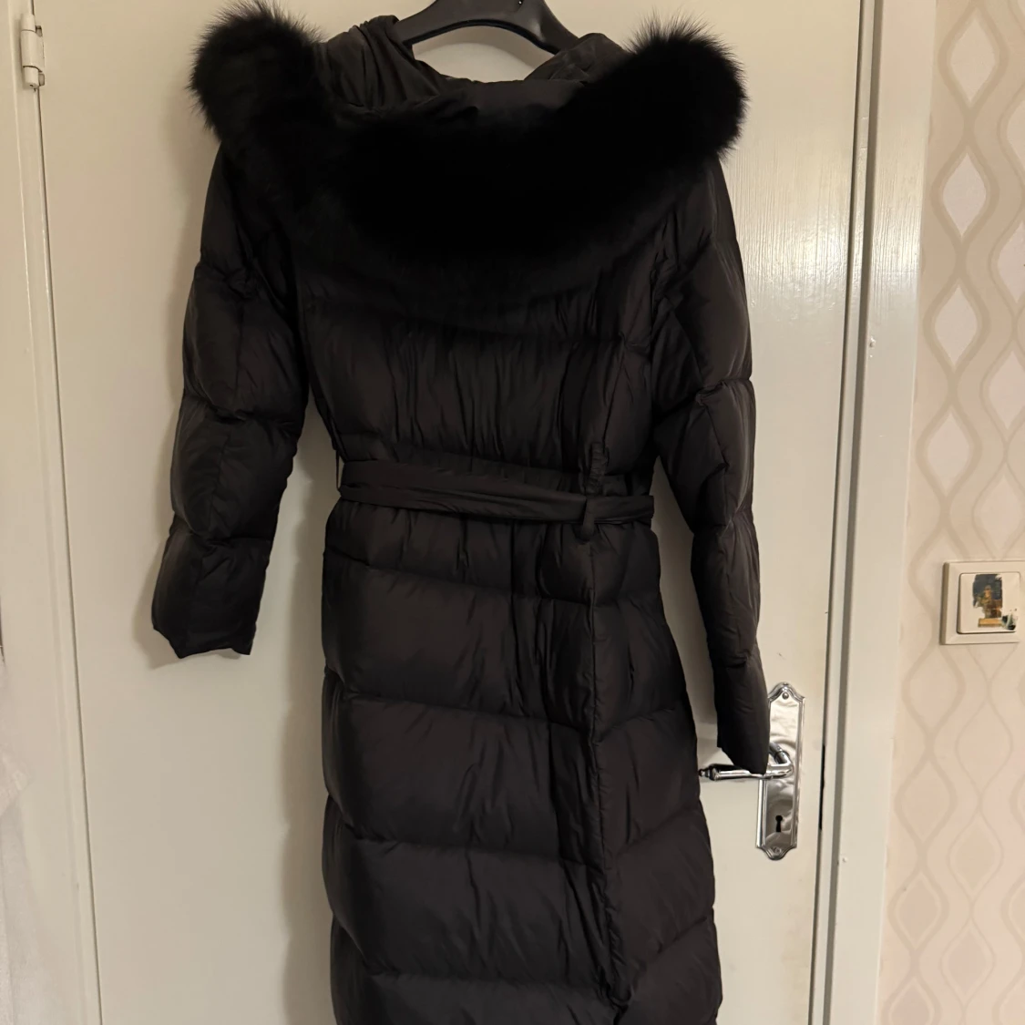 Lång vinterjacka med päls Lilly jacket - 90