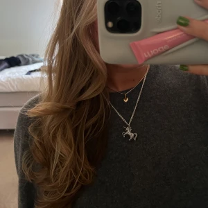 Maria Nilsdotter halsband  - Säljer mitt Maria halsband, tror inte att just denna storlek på ”unicorn” finns kvar längre. Fick i present för 2-3 år sedan men knappt använd då jag är mer en guld tjej. Därav vet jag inte hur mycket den är köpt för. Box medföljer🥰