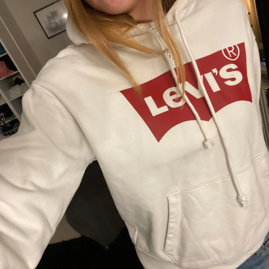 Vit hoodie från Levi's - 91