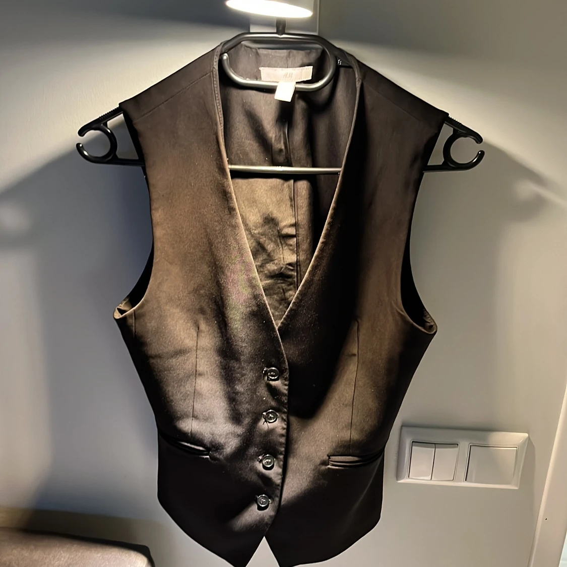 Svart polyester väst från H&M - 92