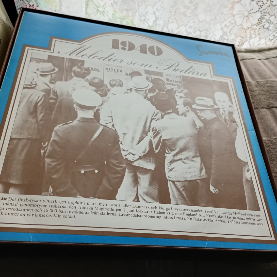 Album LP skivor Melodier som bedårar. 1940-1949. - 90