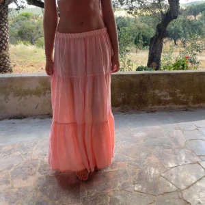 Rosa 100% linnekjol - Superfint skick