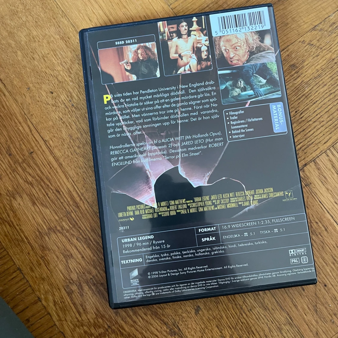 Urban legend dvd film - 90