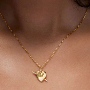 Maria Nilsdotter Halsband  - Jätte fin halsband med ett hjärta, guldfärgad. TUVSTARR'S HEART NECKLACE, är modellen. Bra skick. Ordinarie pris:3495kr