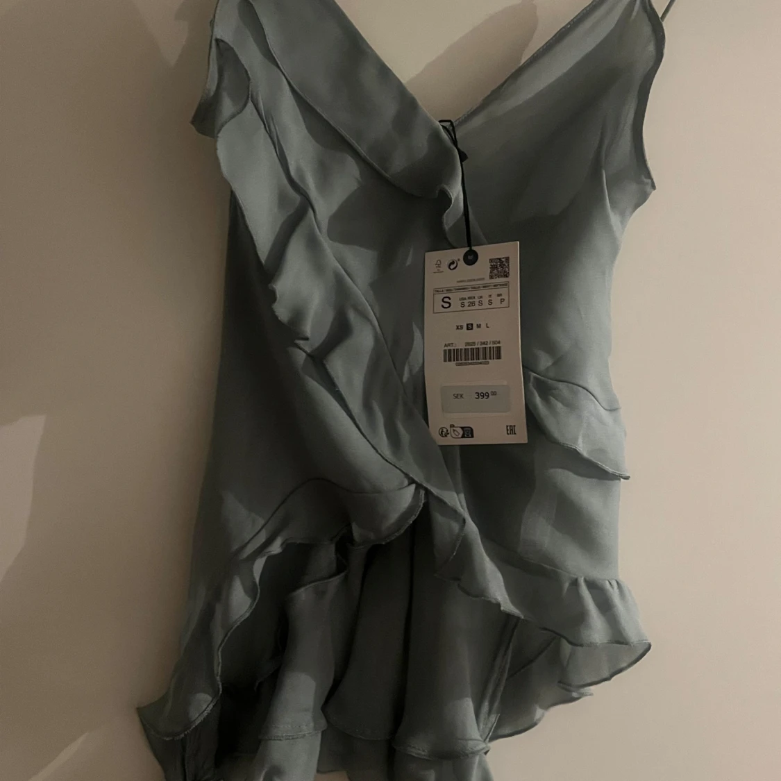 Ljusblå topp från Zara - 1