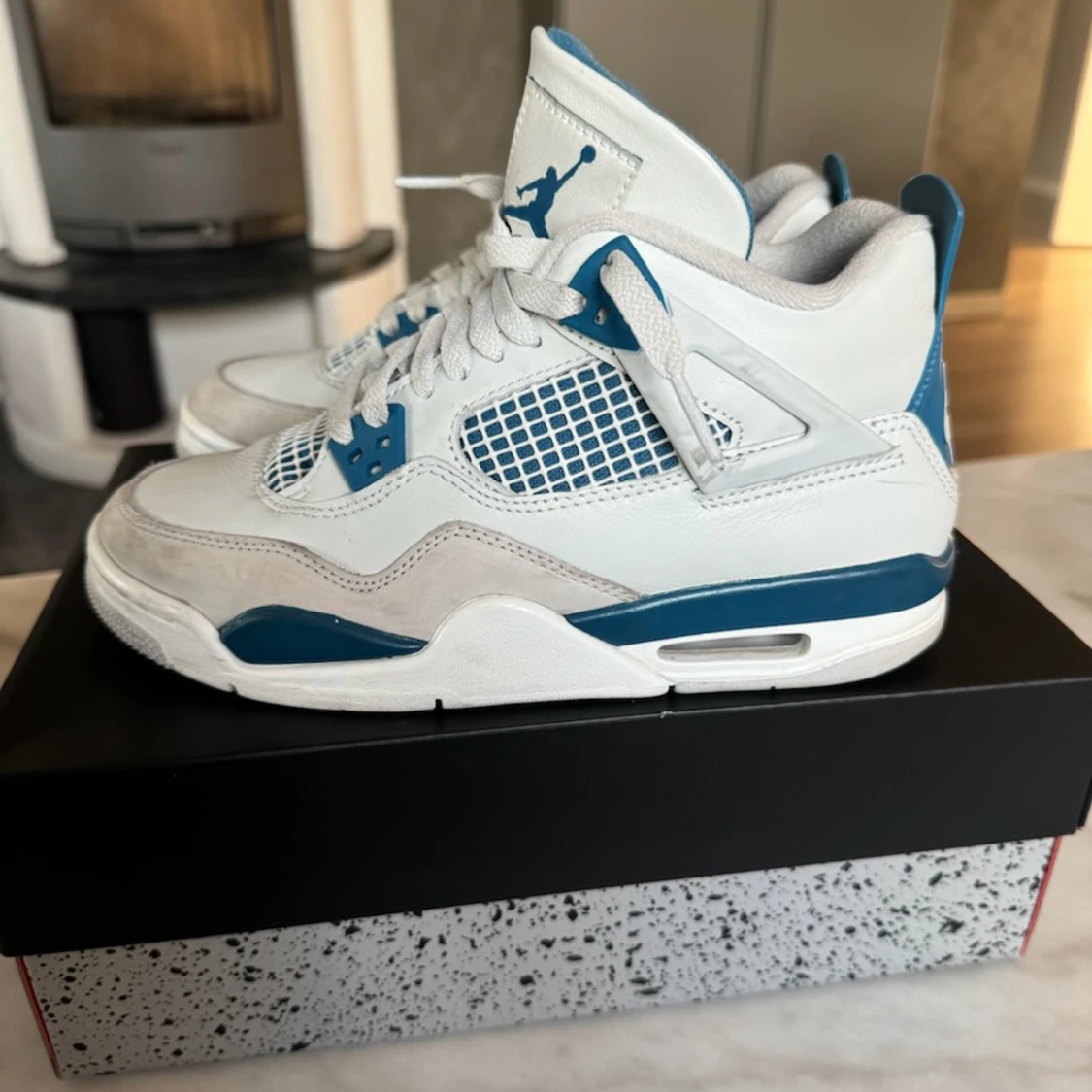Air Jordan 4 Retro GS, Military blue - 2