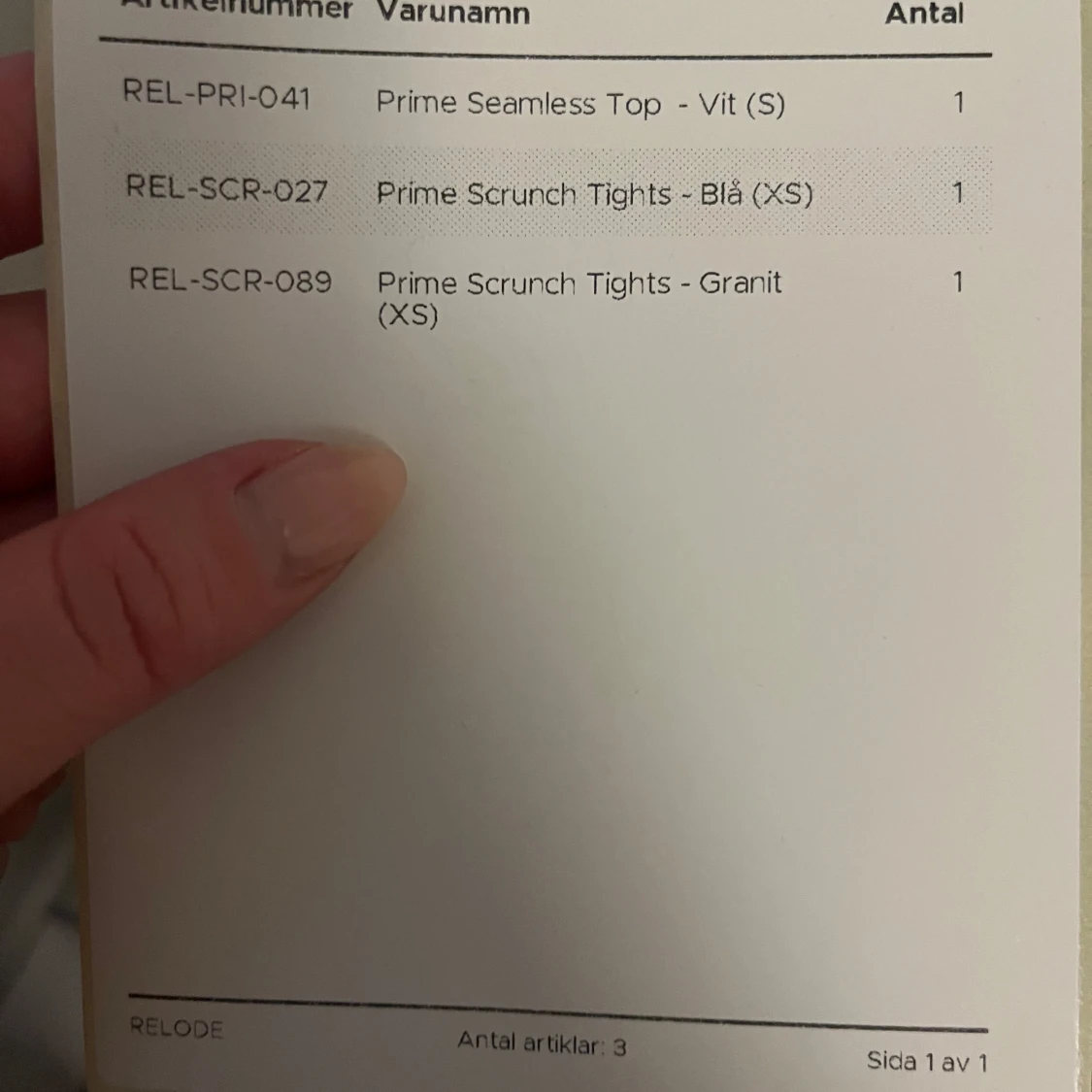 Träningstights RELODE - 3