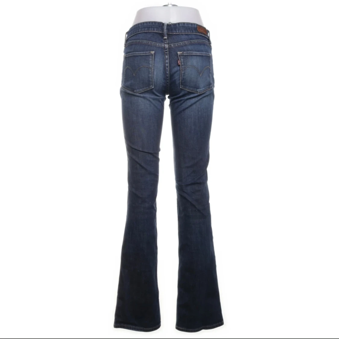 Blå bootcut jeans - 1