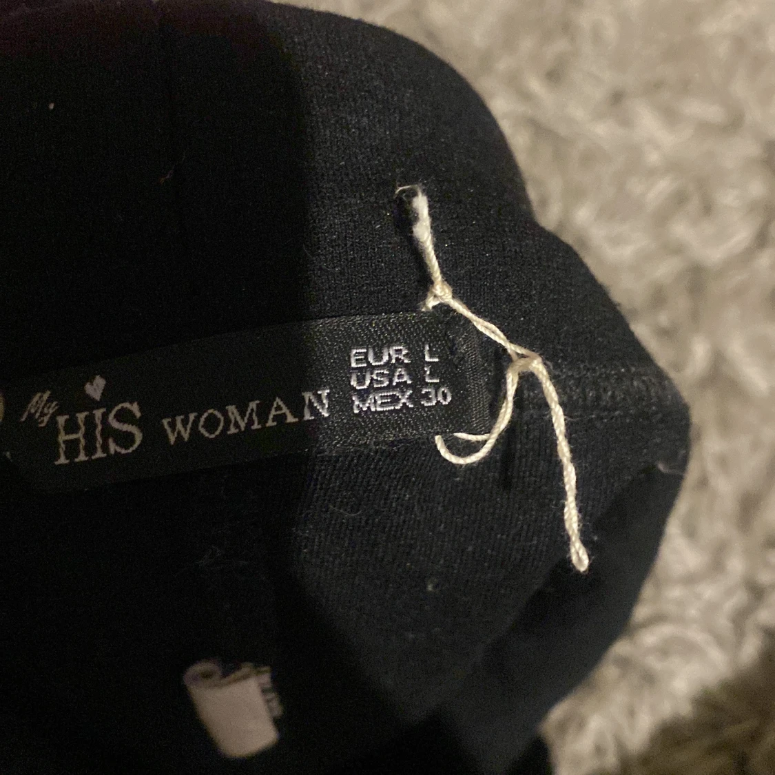 Svarta mjukis leggings med dragkedjor - 2