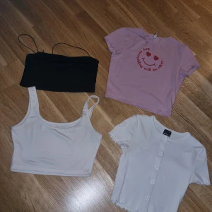 Toppar  - 4 toppar olika märken bl a Gina tricot 