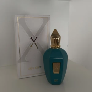 Xerjoff Erba Pura Parfym - 90/100ml kvar‼️                                        Lyxig parfym från Xerjoff, Erba Pura, i en elegant turkos flaska med guldfärgad kork. Perfekt för den som söker en exklusiv doftupplevelse. Fungerar på vår och sommar. Luktar som en korg med frukt. Väldigt fräsch och perfekt för dig som gillar att sticka ut. För mer information om noterna kontakta gärna mig