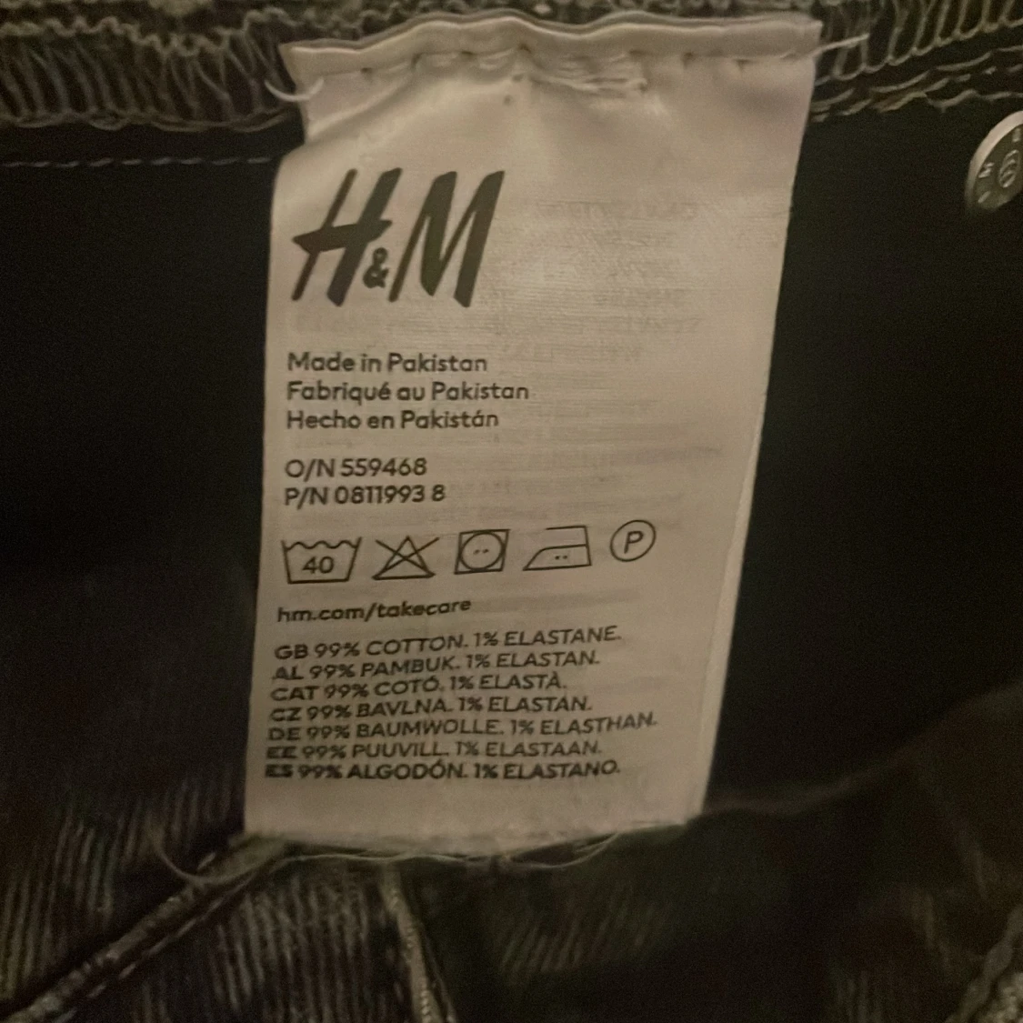 Mörk Gråa Jeans - 2