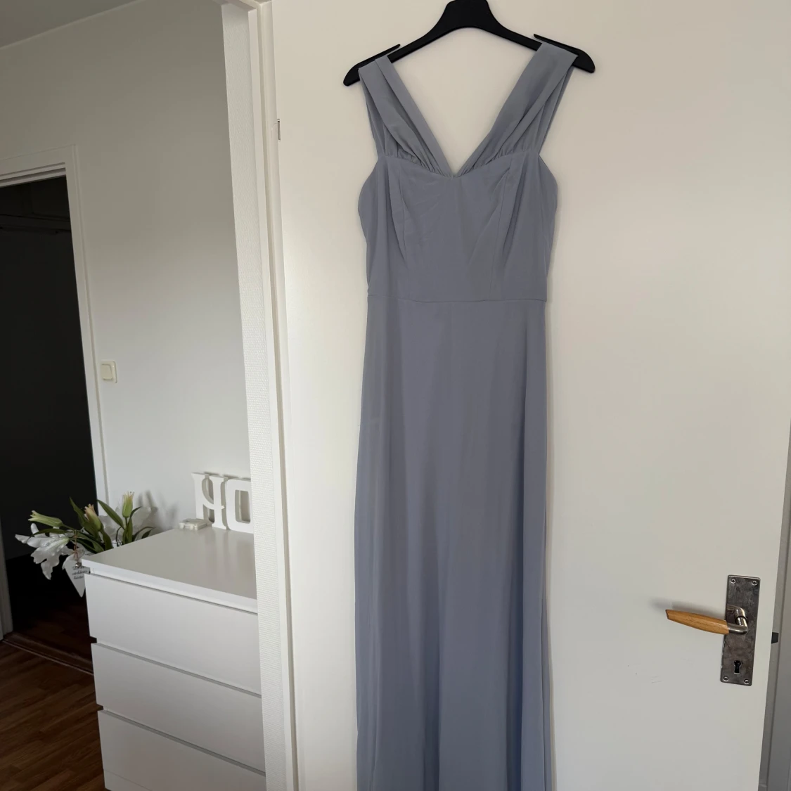 Ljusblå långklänning - balklänning  - 1