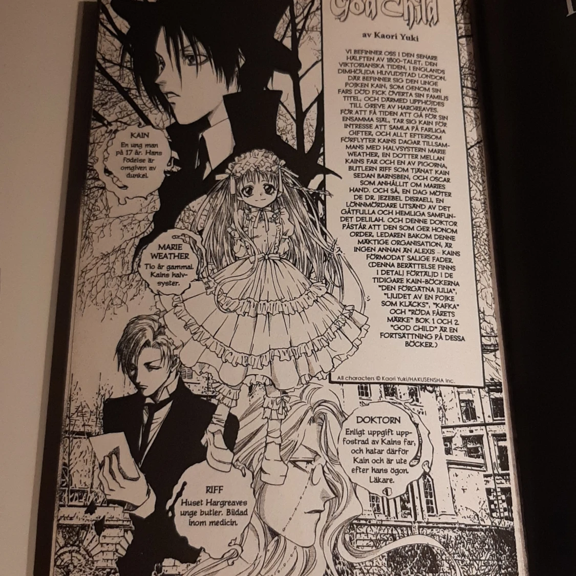 God Child mangabok vintage goth - 93