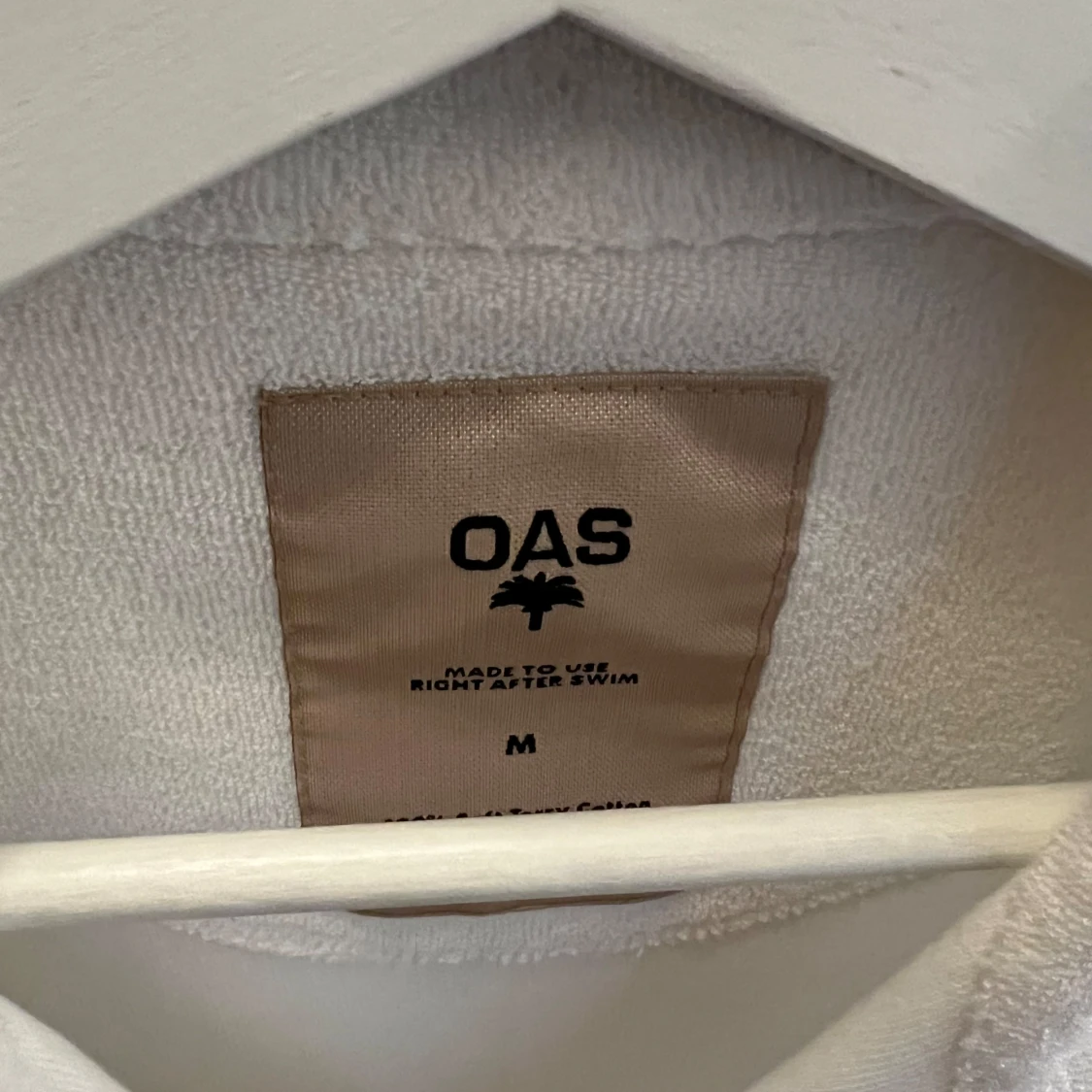 Vit frottéskjorta från OAS - 90