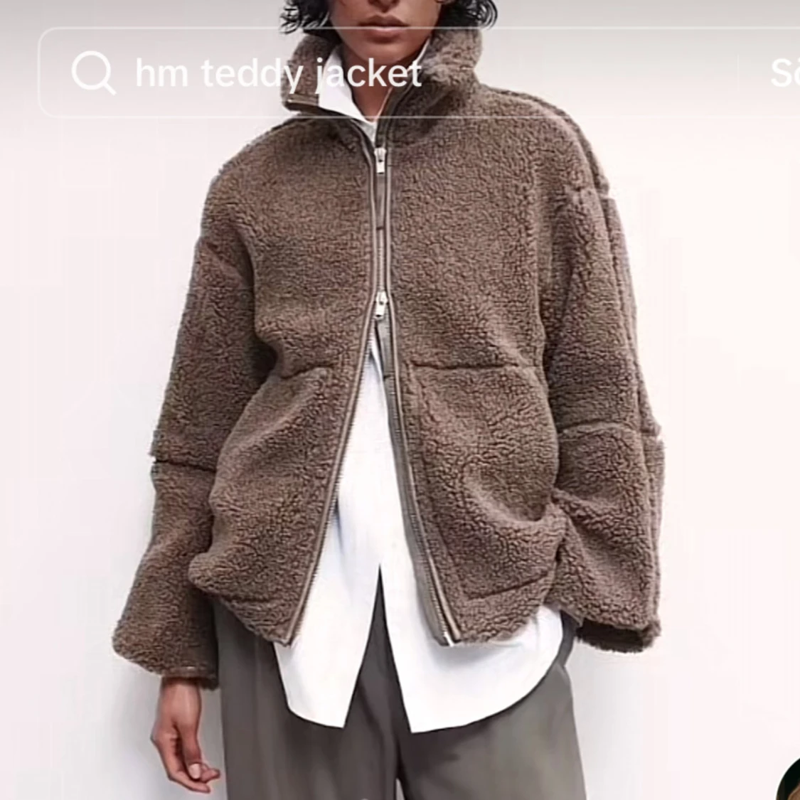 HM teddy jacket 