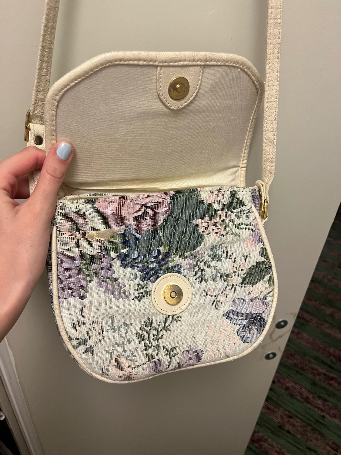 Blommig väska  - 90