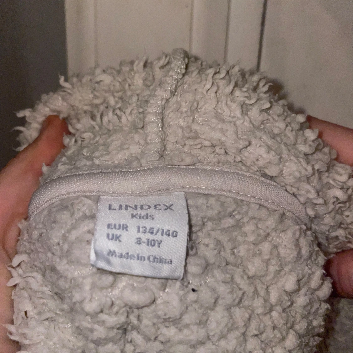 Grå teddyjacka från Lindex - 91