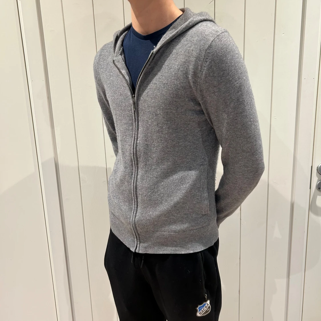 Grå Kashmir tröja - 1