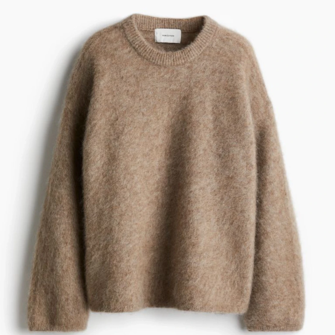 Beige mohair tröja från hm