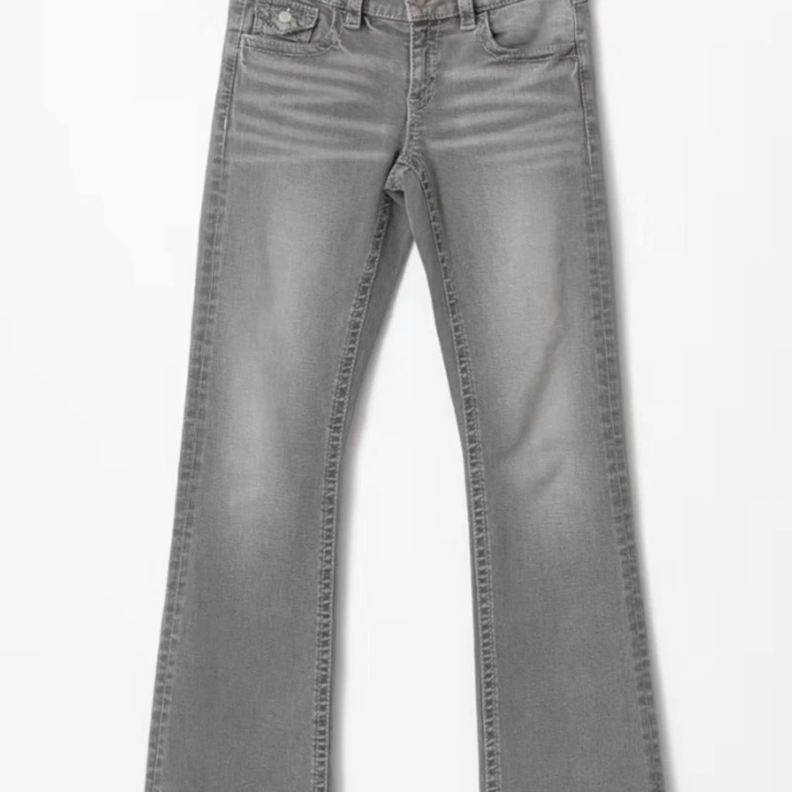 Grå low waist bootcut jeans - 91