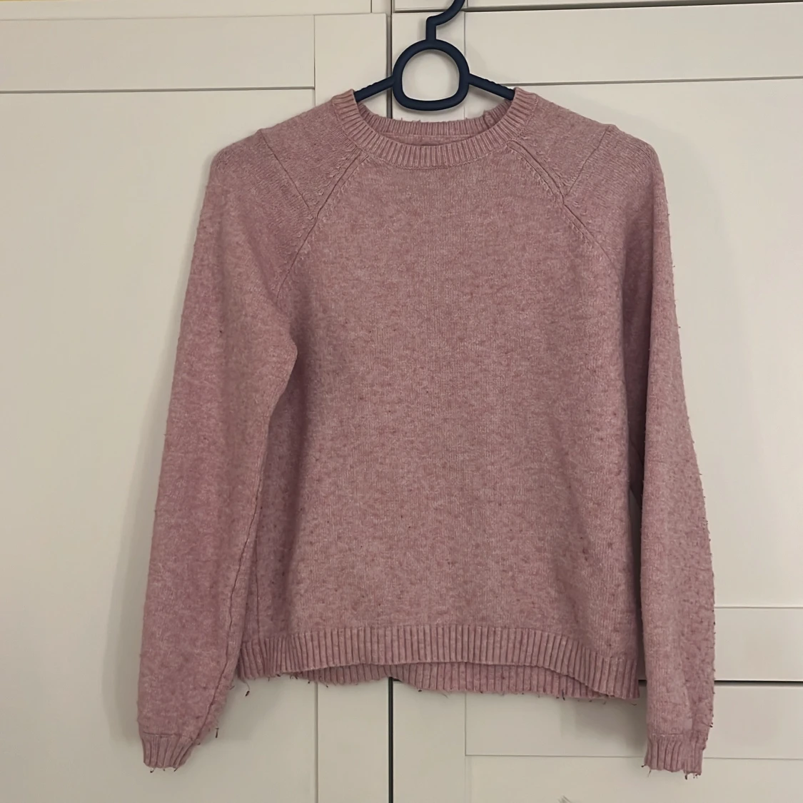 Rosa stickad tröja från ONLY