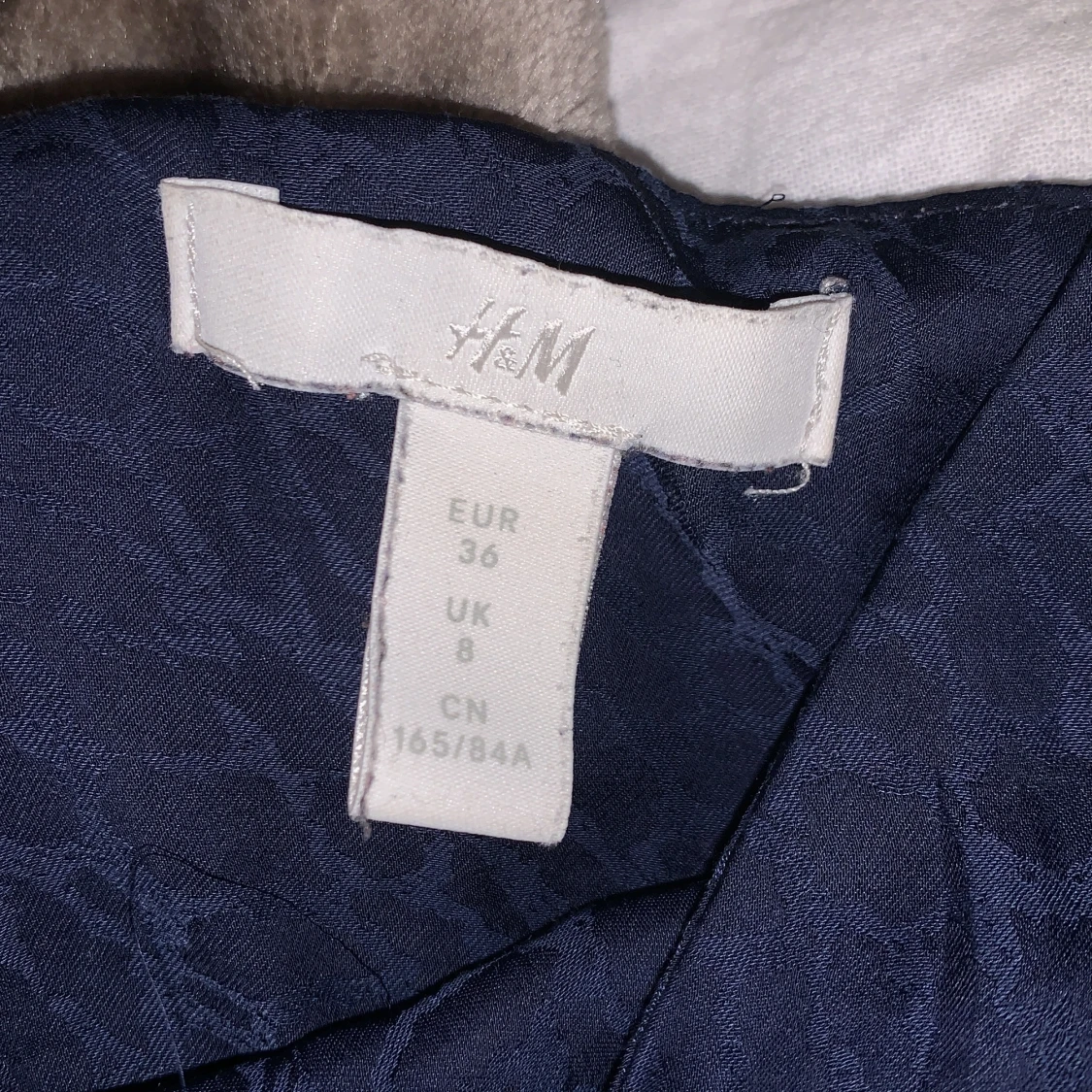 Mörkblå linnetopp från H&M - 90