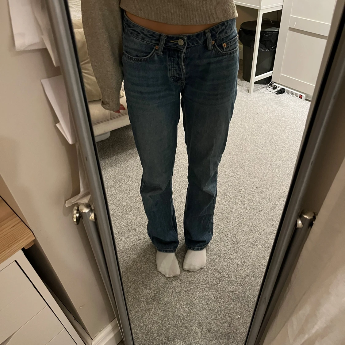 Blå jeans från 157 - 90