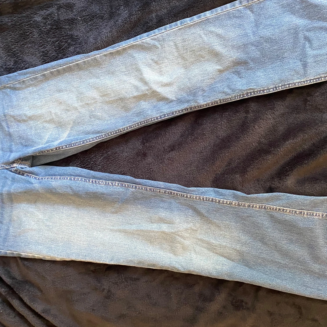 Blå jeans med bootcut - 92
