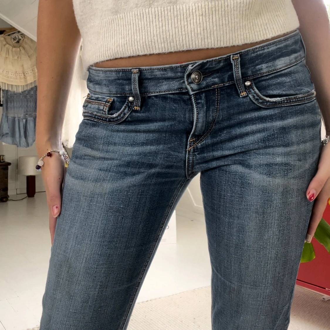 Snygga bootcut jeans  - 90