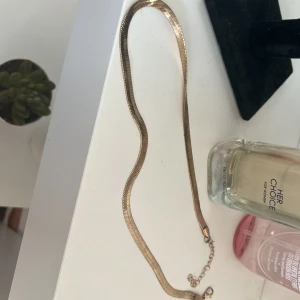 Sneak halsband guld  - Fylld snake halsband 