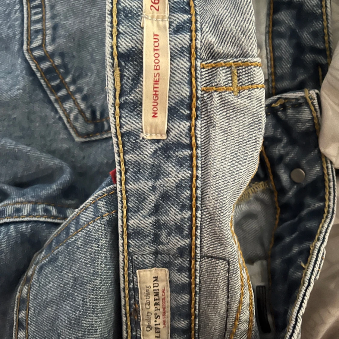Blå bootcut jeans - 91