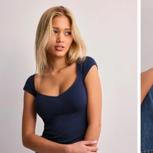 Mörkblå tröja - Fin mörkblå tröja från Nelly!! Använd få gånger 🥰