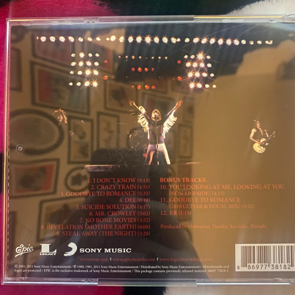 Ozzy blizzard of ozz cd - 91