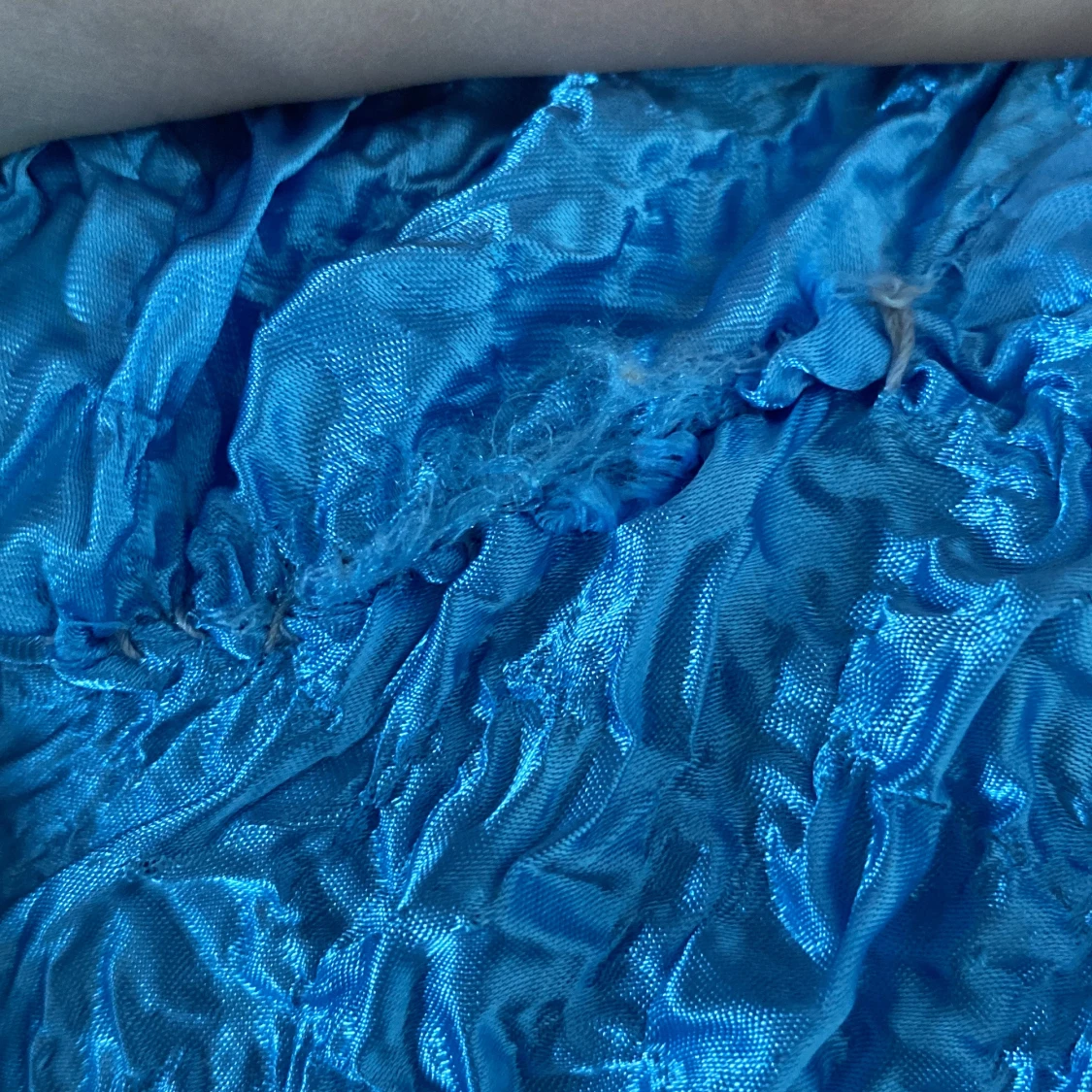 Blå topp med textur - 2