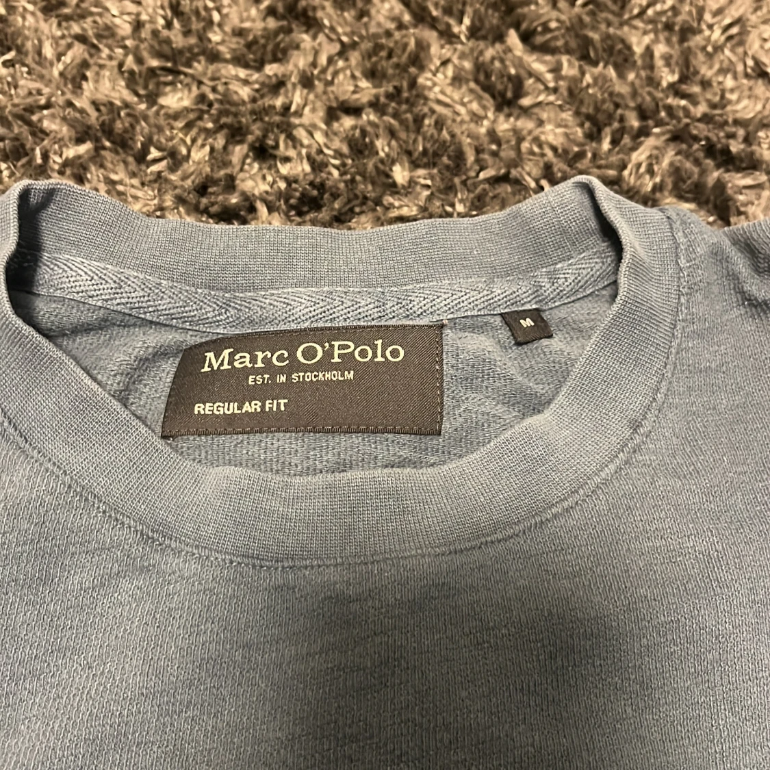 Blå långärmad tröja från Marc O'Polo - 91