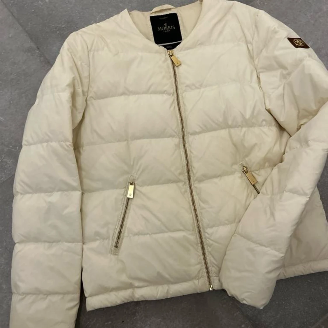 Beige dunjacka från Morris Lady