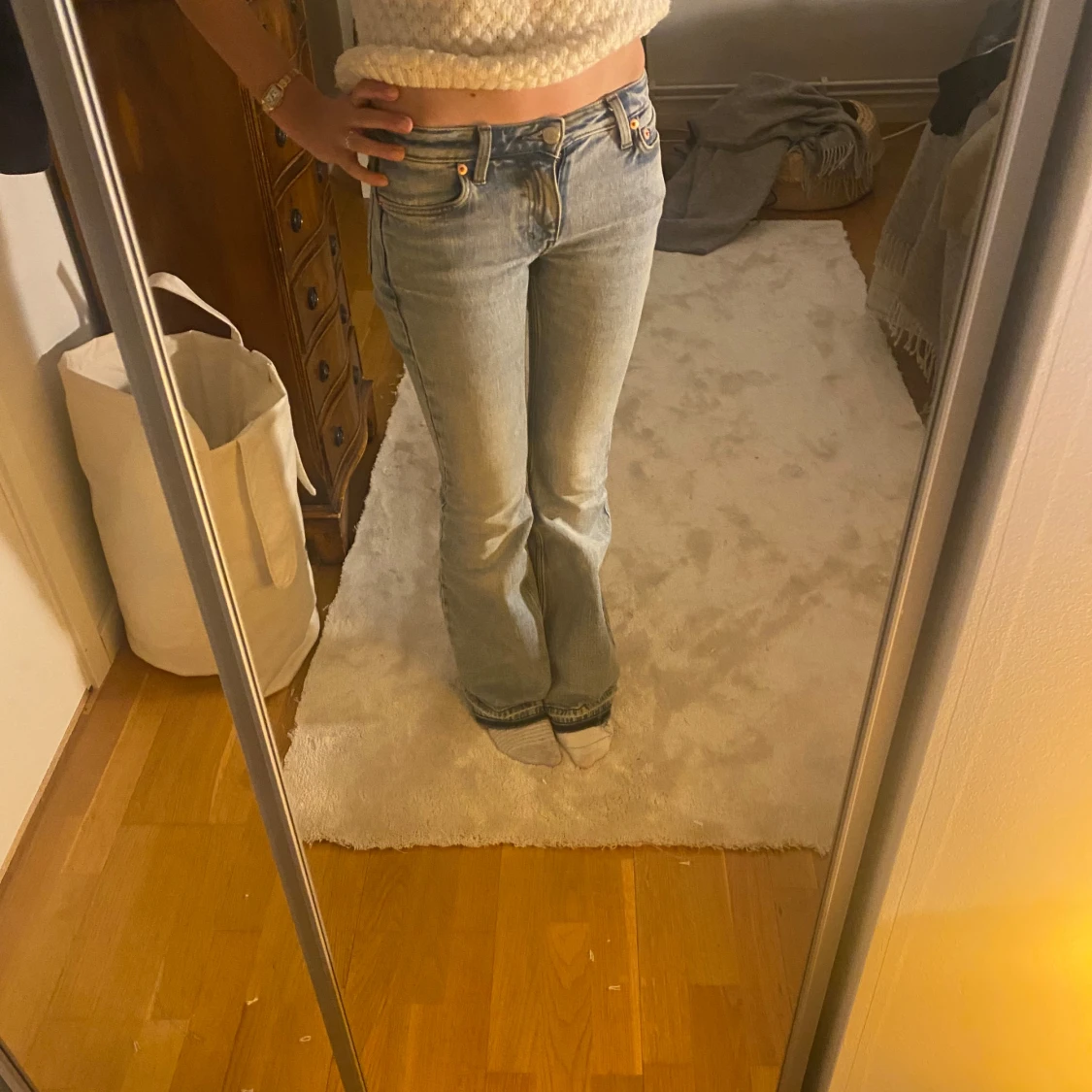 Lågmidjade jeans - 90