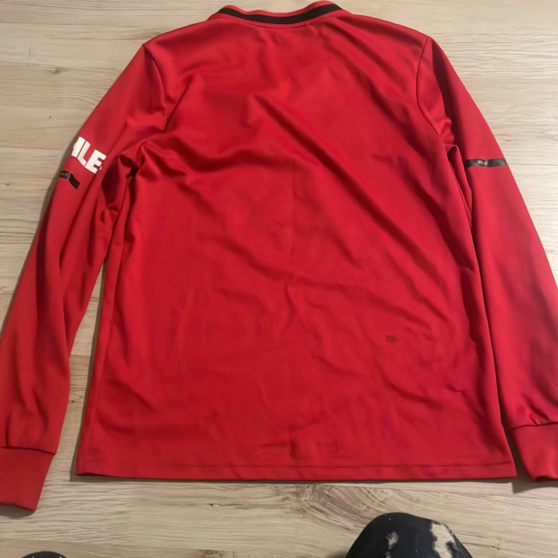 Röd långärmad fotbollströja från Adidas - 90