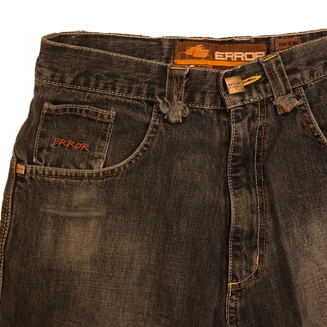 Svarta jeansbyxor från Error - 3