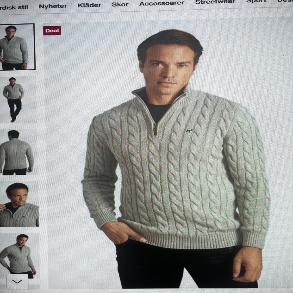 Williot half zip grå - 3