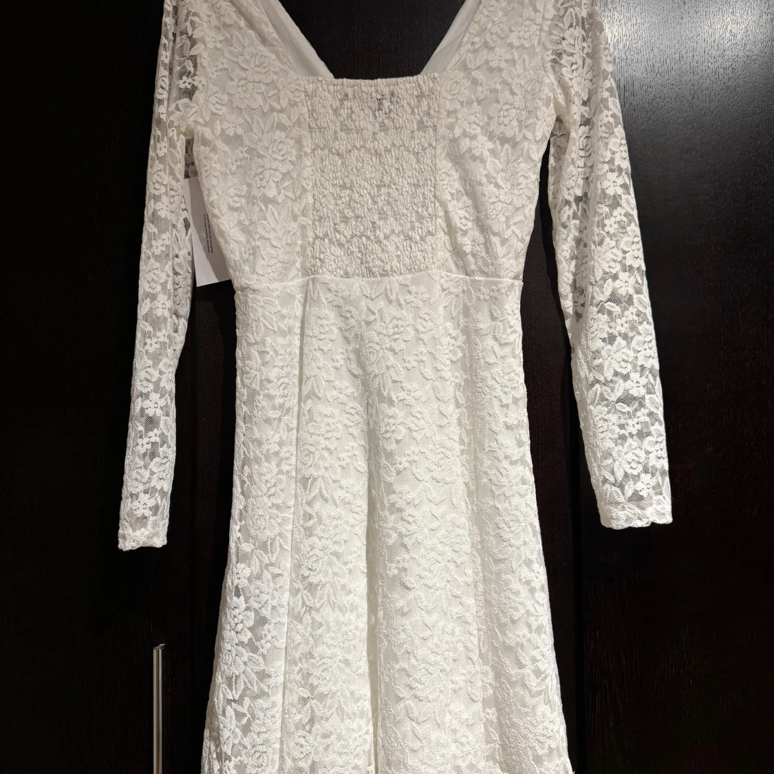 Vit spets/studentklänning från Bubbleroom - 1