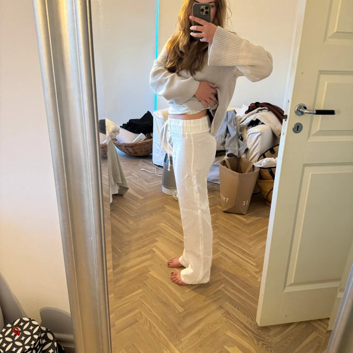 Vita byxor från A-Dsgn - 90