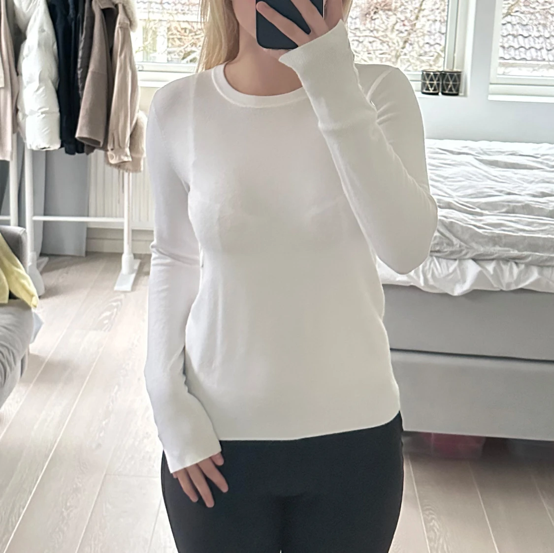 Vit långärmad tröja från Zara - 93