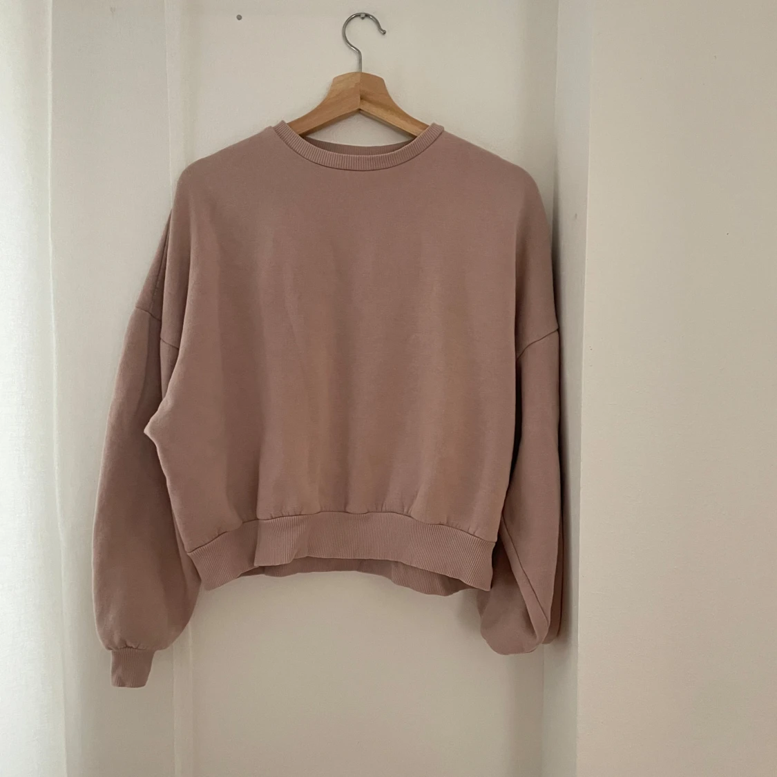 Beige sweatshirt från ONLY